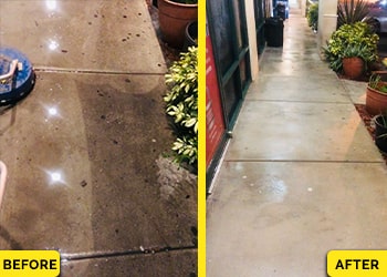 Exterior Concrete Cleaning